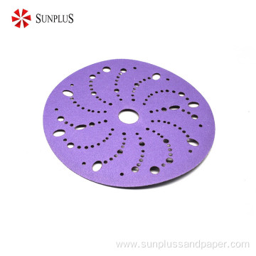 6 Inch Discs P60-P800 Purple Ceramic Sanding Paper